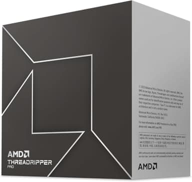 AMD Ryzensets Threadripper Pro 7995WX (96 cores/192 threads, 350W DTP, SP6 Socket, 480MB cache, up to 5.1Ghz max boost, no cooler)