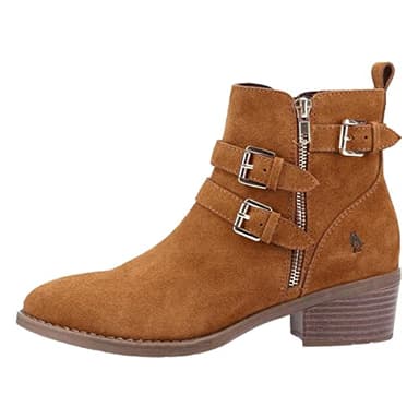 Hush Puppies Women's Jenna Ankle Boot, Tan, 5 UK
