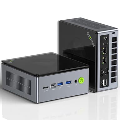 GMKtec K11 AMD Ryzen 9 Gaming Mini PC 8945HS(8C/16T, Up to 5.2GHz) Windows 11 Pro, 32GB DDR5 RAM 1TB Mini Desktop PC Computer, Oculink, Dual NIC 2.5GbE LAN, HDMI/DisplayPort/USB4*2