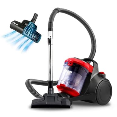 Akitas C10T Turbo Pet Hair Bagless Vacuum Cleaner Cylinder 850W Cat And Dog With German Wessel Werk Large 28cm Width Spinning Brush Head
