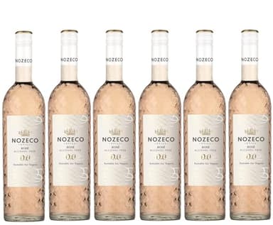 Nozeco - Still Rosé, Aromatised Drink made from alcohol-removed Wine - - Vegan - Case of 6 (6 x 0.75 L)