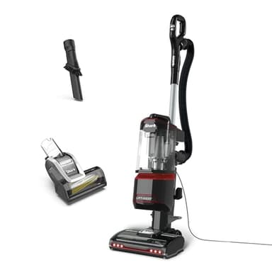 Shark NV602UKT, Upright Vacuum Cleaner, Red/Black, 750 W, 1.1 liters, 80 Decibeles