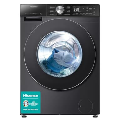 Hisense WF5S1245BB 12kg 1400rpm Freestanding Washing Machine - Black