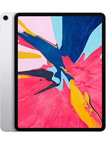 2018 Apple iPad Pro (12.9-inch, Wi-Fi + Cellular, 64GB) Silver (Renewed)