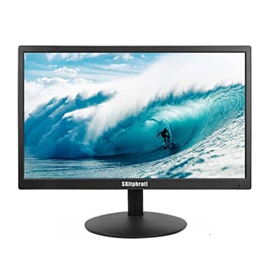 SKitphrati 20 Inch PC Monitor 1600x900 75Hz 5MS HDMI Monitor LED Monitor with HDMI VGA, Viewing Angle 95° (Horizontal), 76% sRGB, VESA, TN Panel, Black