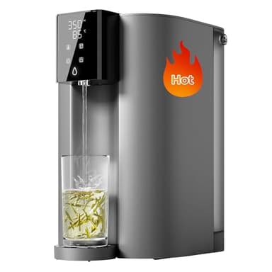 Waterdrop CoreRO Countertop Reverse Osmosis System, Instant Hot Water Dispenser, 5 Temperature Options, 6 Stage C1H Countertop RO, 3:1 Pure to Drain, Reduce PFAS, No Installation, WD-C1H