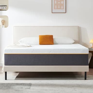 Sleremind Mattress,22cm Thickness Double Mattress with Memory Foam,Medium Firm,Soft and Gentle care Fabric for Back Pain,Enough Support,Mattress in Box,135x190x22cm