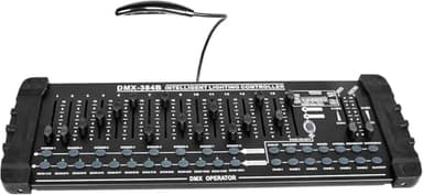 Erreyht DMX Controller, 384 Channels DMX512 Controller Console with 240 Programmable Scenes for DMX Light Console Party DJ Disco Moving Head light Stage Lamp Operator Equipment