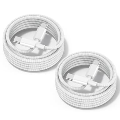Apple 60W USB C to USB C Charger Cable [2Pack] 1M Type C Charging Cable Cord Fast Charging USBC to USBC Cable for iPhone 16/15 Pro Plus Pro Max,Samsung Galaxy S23,iPad Pro/Air/Mini,MacBook Air