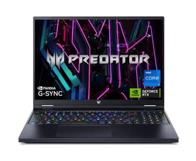 Acer Predator Helios 16 Gaming Laptop, 16" IPS 165Hz 2560x1600 Display, Intel 13th Gen i7-13700HX, 16GB DDR5 RAM, 1TB M.2 SSD, NVIDIA GeForce RTX 4060, American English RGB Keyboard, Windows 11 Home