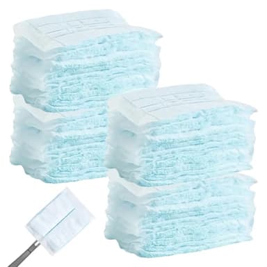 HELION 20 Pcs Flash Duster Fluffy Dusters Refills, Disposable Flash Dust Magnet Duster HeadsRemoval Refill Kit Blue Dusters Refills for Cleaning Dust Dirt Hair