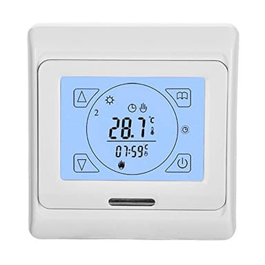 Touch Screen Digital Programmable Electric Underfloor Heating Thermostat with Air and Floor Sensor