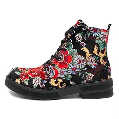 Rieker Ladies boots in Wider D/E fit from Pavers these ankle boots for women feature comfort ideal for casual wear | RKR34512 | 320 674 - Floral Size 6 (39), 17751CHAH22T39