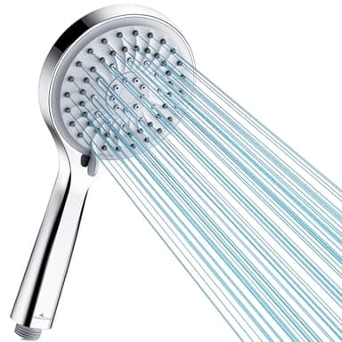 Magichome Powerful Shower Head with 5 Modes, Universal High Pressure Handheld Showerhead for Low Water Pressure