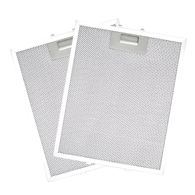 Cooker Hood Filter Replacement 2 Pcak,Aluminium Alloy Universal Extractor Fan Filters with 5-Layer Aluminum,Metal Grease Filter, Kitchen Cooker Hood Filters-320x260mm