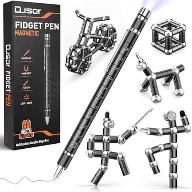 Dusor Gifts for Men, Magnetic Fidget Pen, Birthday Gifts for Men Women, Dad Gifts for Him/Her, Stocking Fillers for Men Kids, Mens Gifts for Christmas, Gifts for Teenage Girls Boys, School Supplies