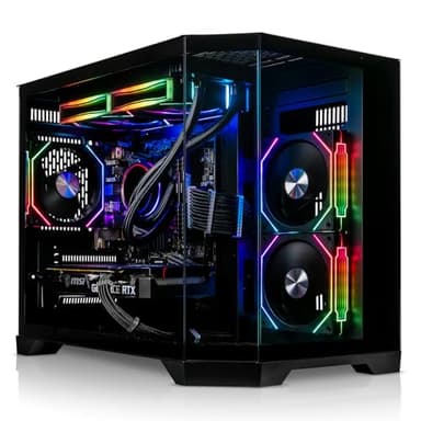 ADMI Gaming PC - AMD Ryzen 7 5700X - AIO Liquid Cooler - RTX 4060 8GB GDDR6-32GB DDR4-1TB NVME SSD - Mars ARGB Case (Black) - WiFi - Windows 11
