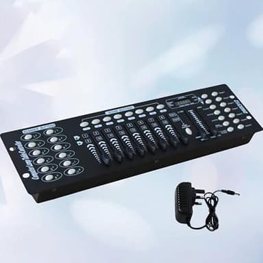 DMX Controller, 192CH Dmx Lighting Controller, 192 Channels DMX512 Console, Stage Lighting Console Controller Panel for Editing Program of Stage Lighting Running