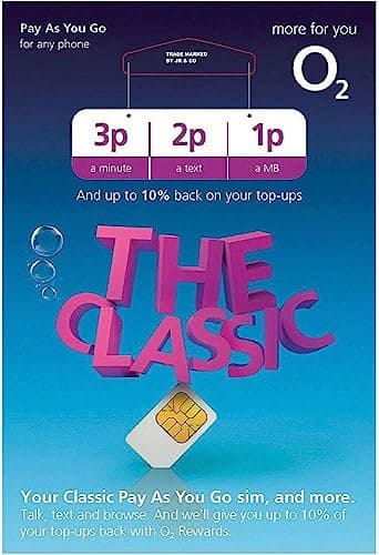 O2 Classic Pay as you go Classic PAYG