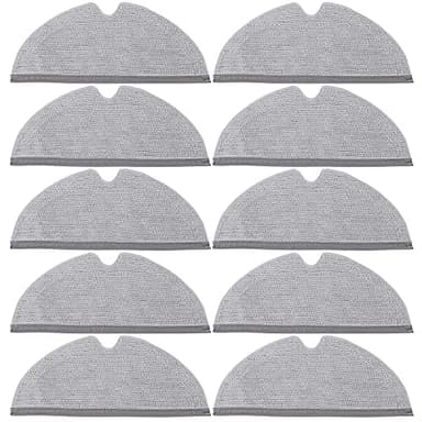 10pcs Full Coverage Mopping Cloths for Xiaomi Roborock S5 S50 S51 S55 S6 S6 MAXV S5 MAX Q7 MAX Q7 MAX+ Q8 Max Q8 Max+ Q5 Pro Q5 Pro+ Vacuum Cleaner