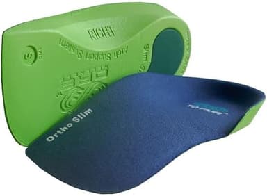 Orthotic ¾ Insoles. High Performance. Comfort Fit. Weak & Fallen Arches. Flat Feet & Plantar Fasciitis. Arch Support (S 5-6.5)