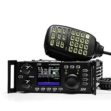 Xiegu G90 HF Transceiver HF Radio 20W SSB/CW/AM/FM SDR Structure with Built-in Auto Antenna Tuner