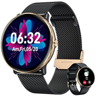 Smart Watch for Men Women Smartwatch: 1.43“Fitness Watch Bluetooth Call with Heart Rate Blood Pressure SpO2 Sleep Monitor IP68 Waterproof 110+ Sports Modes Step Counter Fitness Tracker for Android iOS