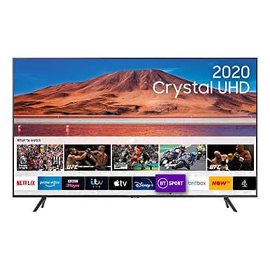 Samsung 2020 50" TU7110 Crystal UHD 4K HDR Smart TV, Black