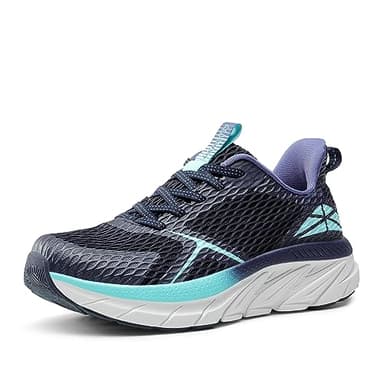 DREAM PAIRS Womens Trainers Road Running Shoes Comfortable Walking Shoes Athletic Workout Gym Cross Trainer Sneakers SARR009W,Size 6,Blue,SARR009W