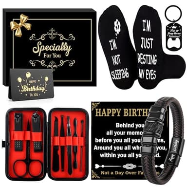 Merclix Birthday Gifts for Men Who Have Everything Mens Gift Set Mens Birthday Gifts Ideas Gifts for Men Birthday Present Mens Gifts for Birthday Dad Grandad Husband Son Boyfriend