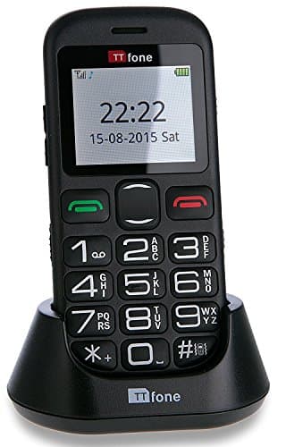 TTfone Jupiter 2 Big Button Pay As You Go Easy Simple Mobile Phone for The Elderly with SOS Emergency Button (Vodafone PAYG)