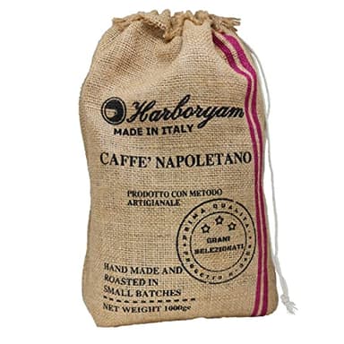 Harboryam coffee beans - Authentic blend Caffè Napoletano 100% Arabica medium roast made in Italy (1kg 1xbag)
