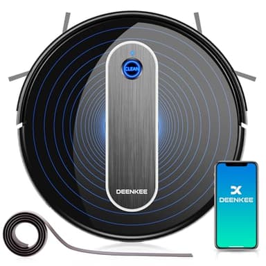 Robot Vacuum Cleaner 3000Pa Strong Suction: Robotic Vacuums with APP/Voice Control- Vacuum Robot Cleaner Auto Carpet Boost, Self-Charging, Ideal for Pet Hair Carpet Hard Floor, 7cm Ultra Slim Design