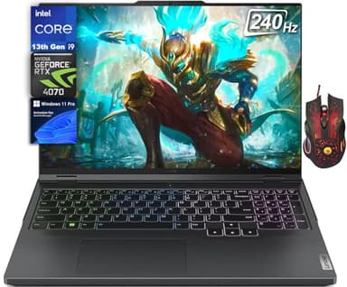 Lenovo 2024 Newest Legion Pro High-Performance Gaming Laptop, 16" WQXGA 240Hz, Intel 24-Core i9-13900HX, 64GB DDR5 RAM, 4TB SSD, NVIDIA GeForce RTX 4070, RGB Backlit KB, HDMI, Wi-Fi 6, Windows 11 Pro