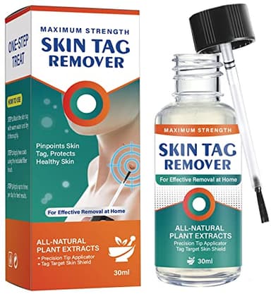 Skin-Tag-Remover-Kit, Mole & Wart-Remover Liquid, Fast-Acting Skin-Tag-Remover for Tag Removal & Verruca-Treatment