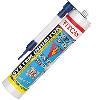 VITCAS 310ml Central Heating System Inhibitor - Prolongs Boiler Life – Compatible – for Indirect Systems - Easy to Use – Prevents Sludge – Scale – Corrosion – Multipurpose Treatment - Concentrate