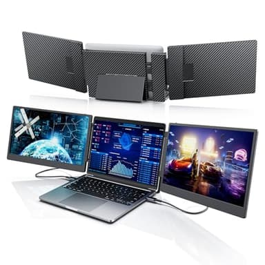14" Laptop Screen Extender, Dual Screen Monitor Extender,1080P FHD IPS Laptop Portable Monitor for Laptops 13-17.3",Suit for Windows Mac Android PS5 etc