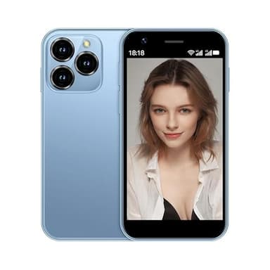 Hipipooo Mini Smartphone Unlocked 4G Mobile Phone 3.0 inches,Dual SIM, 2000mAh Battery, Dual Camera, Android 10.0 quad-core WiFi Bluetooth Hotspot backup phone