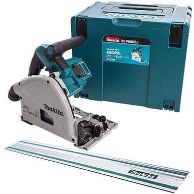 Makita 18V Brushless Plunge Saw, Cordless, Makita Drill, Power Tools Combo Kits with MAKPAC Case + 1.5M Guide Rail