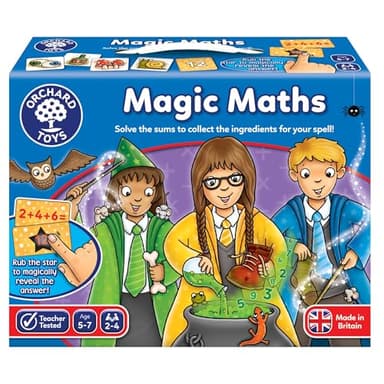 Orchard Toys Magic Maths , Magic Ink Reveals the Answer, Educational Maths Game, Practice Addition and Subtraction, Ages 5-7