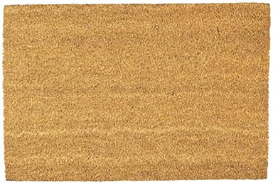 Coco & Coir Door Mats Indoor/Outdoor | Non Slip Natural Coir Entrance Welcome Mat (The Canvas 45cm x 75cm)