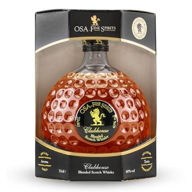 OSA Fine Spirits Clubhouse | Blended Scotch Whisky | 40% ABV | 70cl | Rich Sweet, Spicy Flavours | Award-Winning Blended Scotch Whisky | Enjoy Neat or in Drinks | Ideal Alcohol Gifts