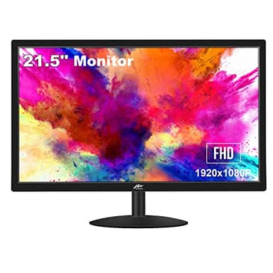 21.5 Inch Business Computer Monitor Kenowa FHD 1080P 75Hz Gaming Monitor,VA Eye Care Colors Screen NTSC 72% HDMI VGA LED Monitor for PS3 PS4 Laptop Raspberry pi PC CCTV Home Office