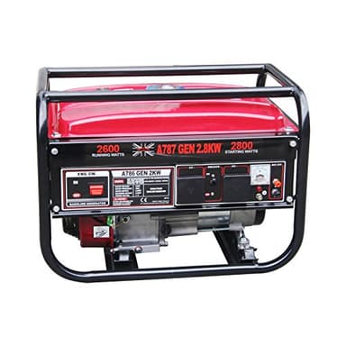 dirty pro tools Petrol Generator 2.8 KVA/2.8KW 6.5HP DC with copper motor -2800W/12V/50HZ UK PLUG