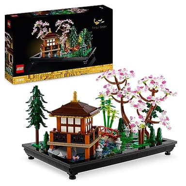 LEGO Icons Tranquil Garden - Botanical Zen Garden Kit for Adults with Lotus Flowers - Mindful Gardening Gift for Mothers - Customisable Desk Decoration Inspired by Japanese Traditions - 10315
