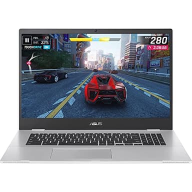 ASUS Laptop Chromebook CX1700CKA 17.3" HD+ Chromebook Laptop (Intel Pentium N6000, 4GB RAM, 128GB SSD, Chrome OS)