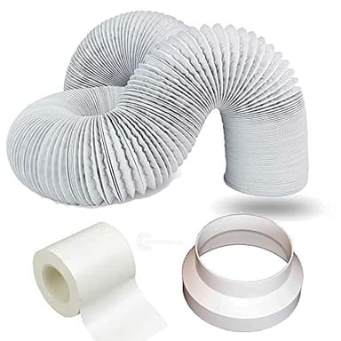 6 inch Plastic Blauberg 3m portable Air Conditioner venting duct hose extension kit.