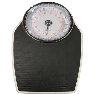 Mechanical Body Weight Scales KG/ST/LB Doctor style Bathroom Scales Large Easy to Read Rotating Dial Stones Kilograms Pounds