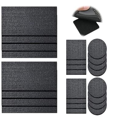 XdealCozyxc 24 Pcs Rug Gripper for Carpeted Floor, How to Stop Rug Slipping on Carpet Grip