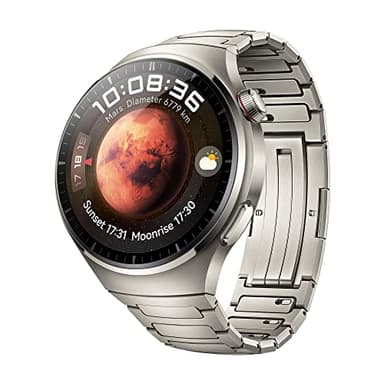 HUAWEI Watch 4 Pro Smart Watch for men-iOS & Android-Up to 21 Days Battery Life-eSIM Watch Cellular Calling and Sapphire Glass - Fitness Tracker Health Monitor with ECG and SPo2 - Titanium